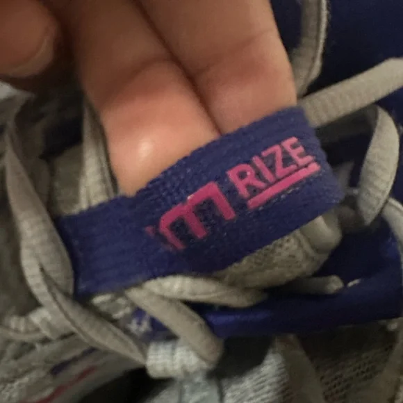 NIKE Men Gray Pink Breast‎ Cancer ZOOM RIZE Hightop Sneakers Tennis Shoes 10.5 - Picture 7 of 9